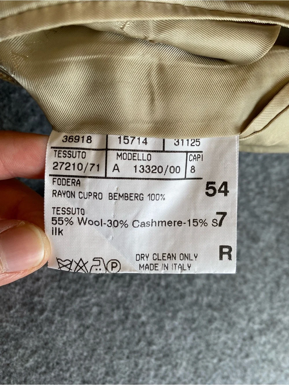 VTG Canali Yellow Single-Breasted Wool Blend Italian Blazer 54R Old Money Preppy